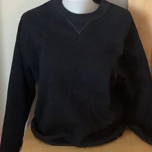 90s Russell Athletic Black Pullover Crewneck Sweatshirt